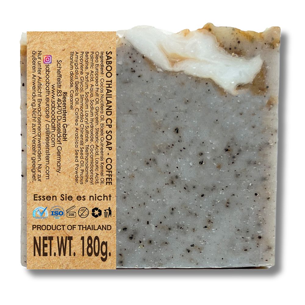 SABOO Naturseife im Kaltverfahren – Kaffee