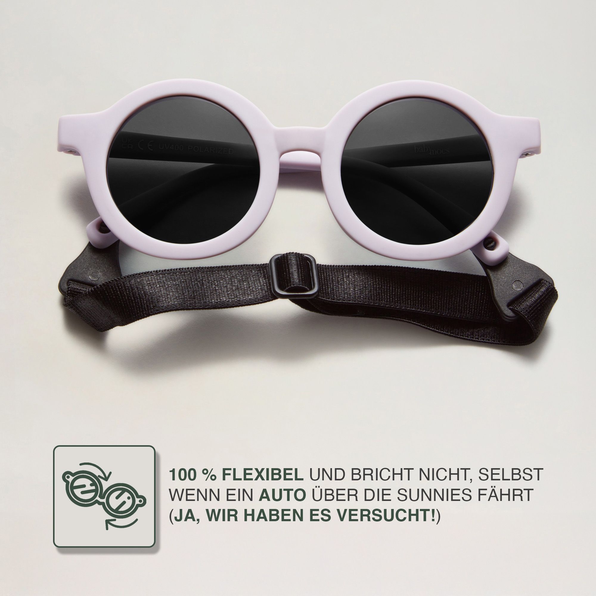 BabyMocs Biegsame Baby-Sonnenbrille