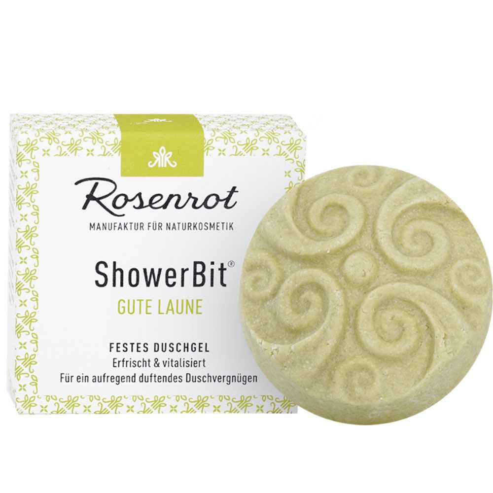 Rosenrot Festes Duschgel Gute Laune 60 g