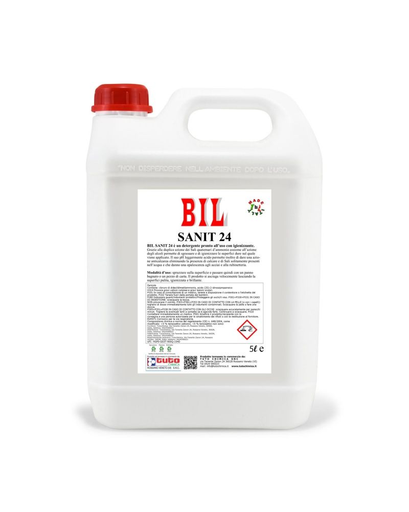 Bil sanit 24 sgrassatore igienizzante superfici