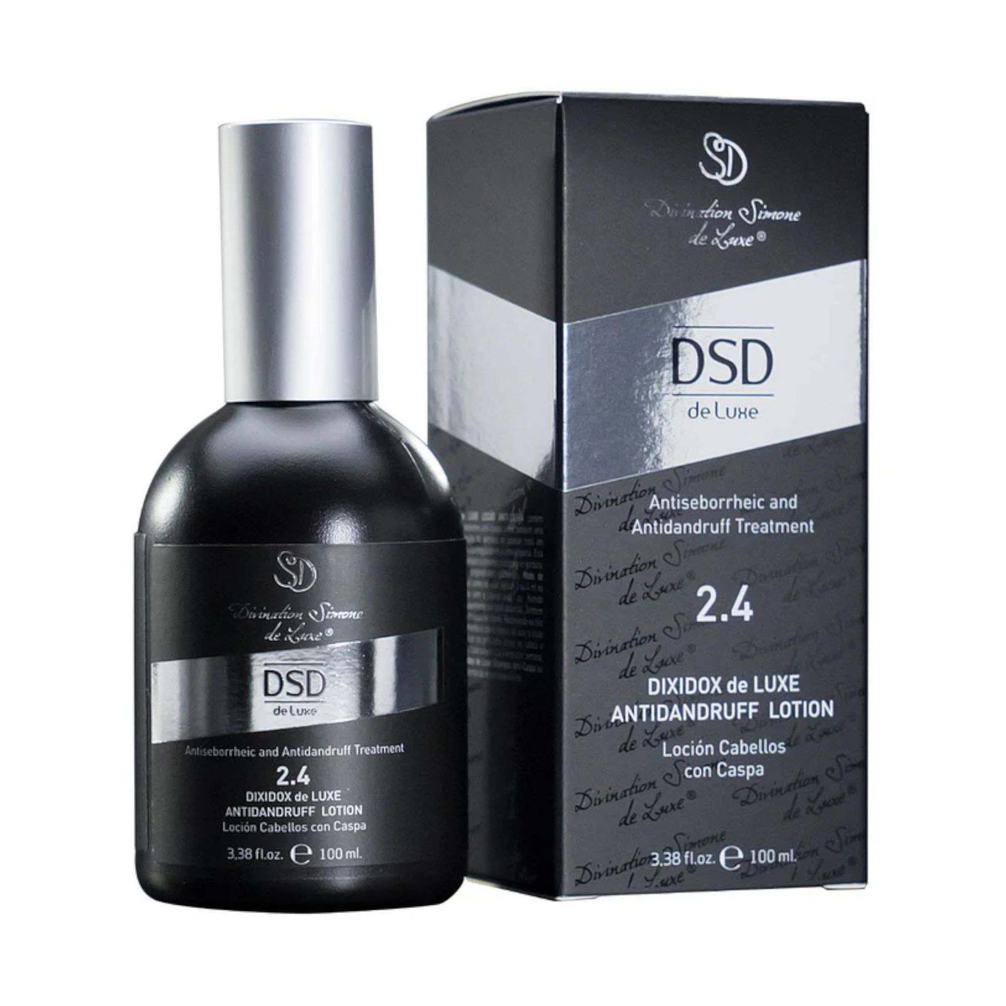 DSD de Luxe 2.4 Antidandruff Lotion – Anti-Schuppen gegen Schuppen, fettige Kopfhaut & Haarau 100 ml