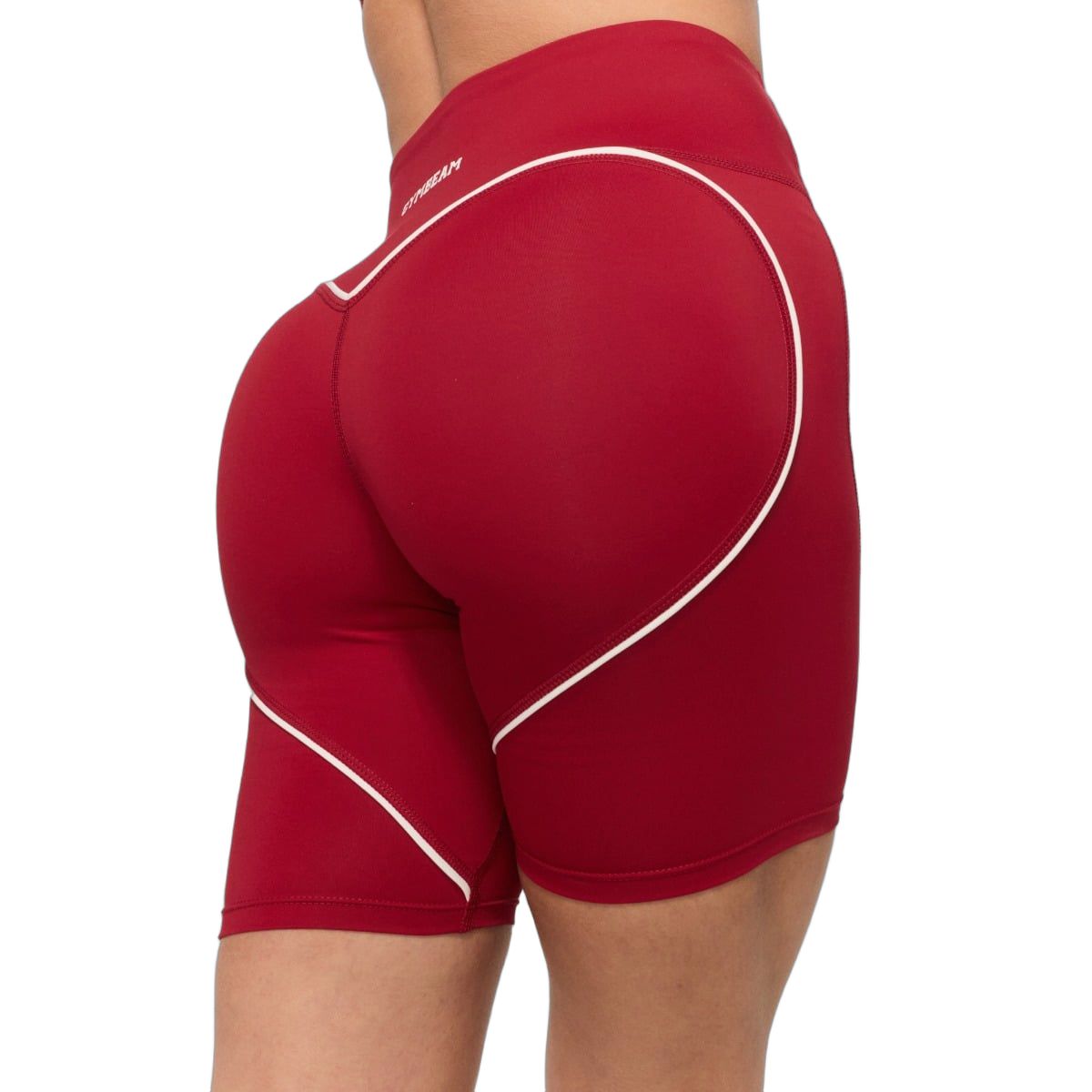 GymBeam Shorts Damen Slim mit Gummizug Varsity Red