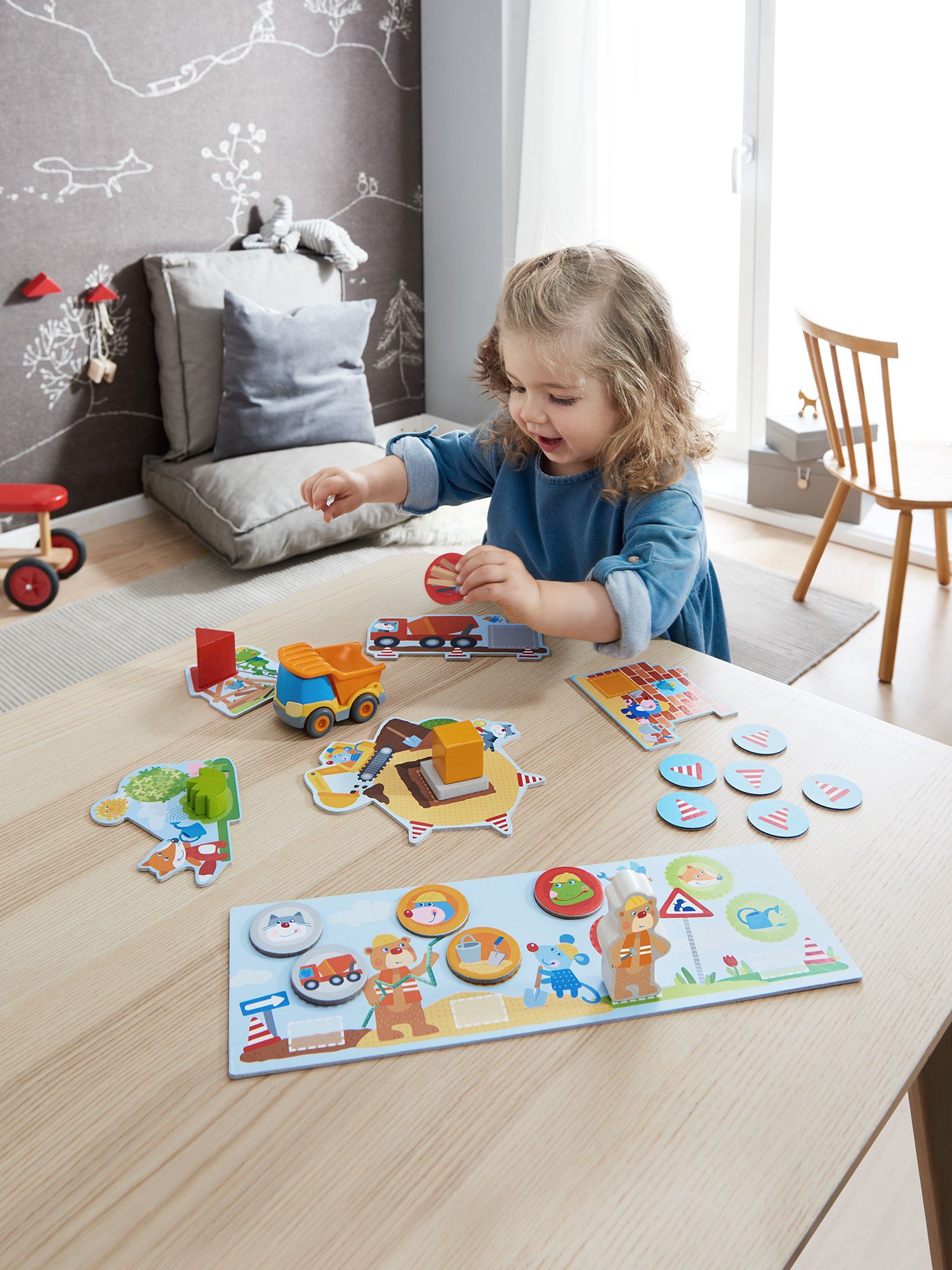 HABA Lernspielzeug Meine ersten Spiele - Baustelle