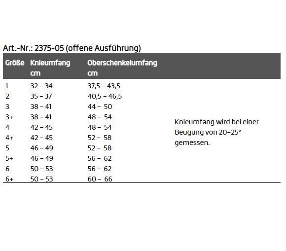 Genu Ligaflex offen Knieführ.Band.lang Gr.1 grau 1 St