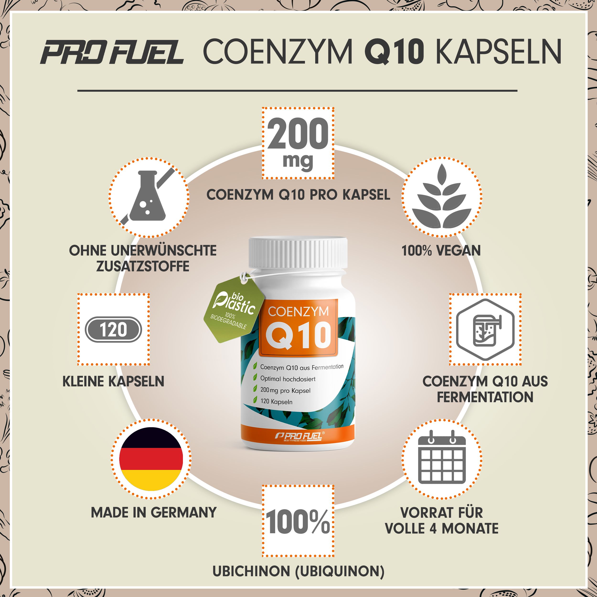 ProFuel - Coenzym Q10 Kapseln 120 St