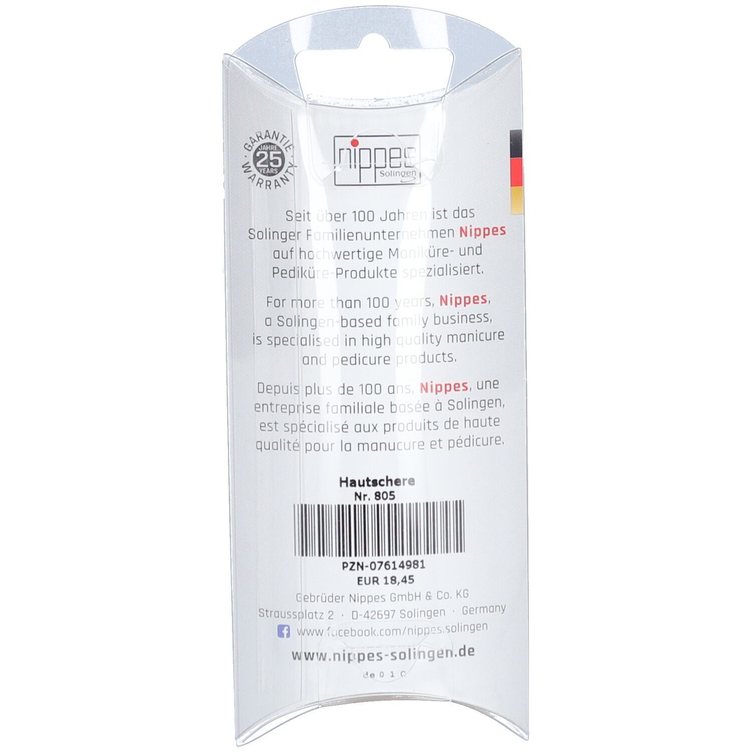 Nippes Hautschere