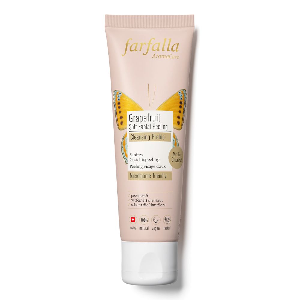 Farfalla Grapefruit Sanftes Gesichtspeeling Cleansing Prebio 50 ml Peeling