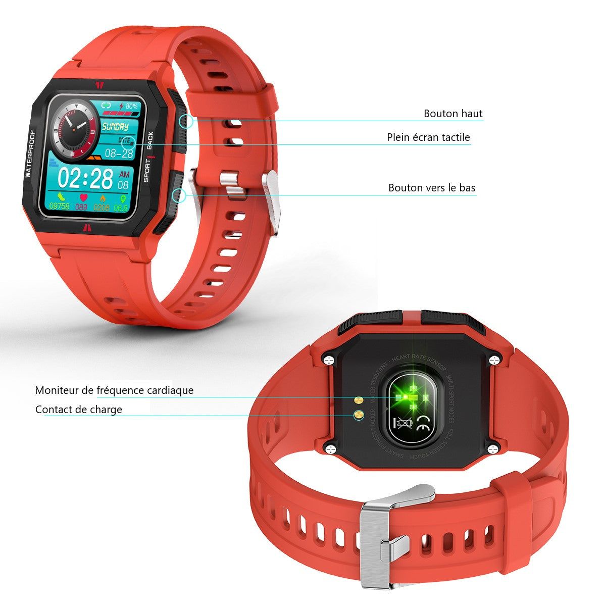 Platyne Multifunktionale Smartwatch