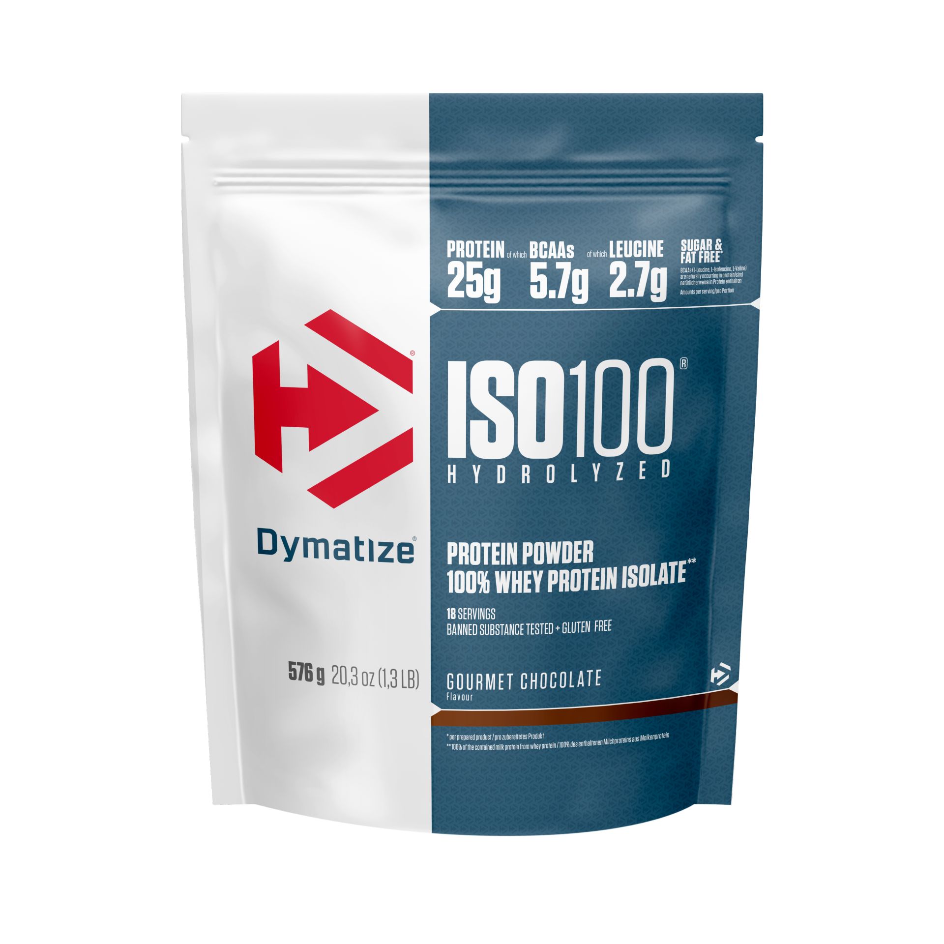 DYMATIZE Whey Protein Pulver Shake ISO 100 Hydrolyzed Gourmet Chocolate