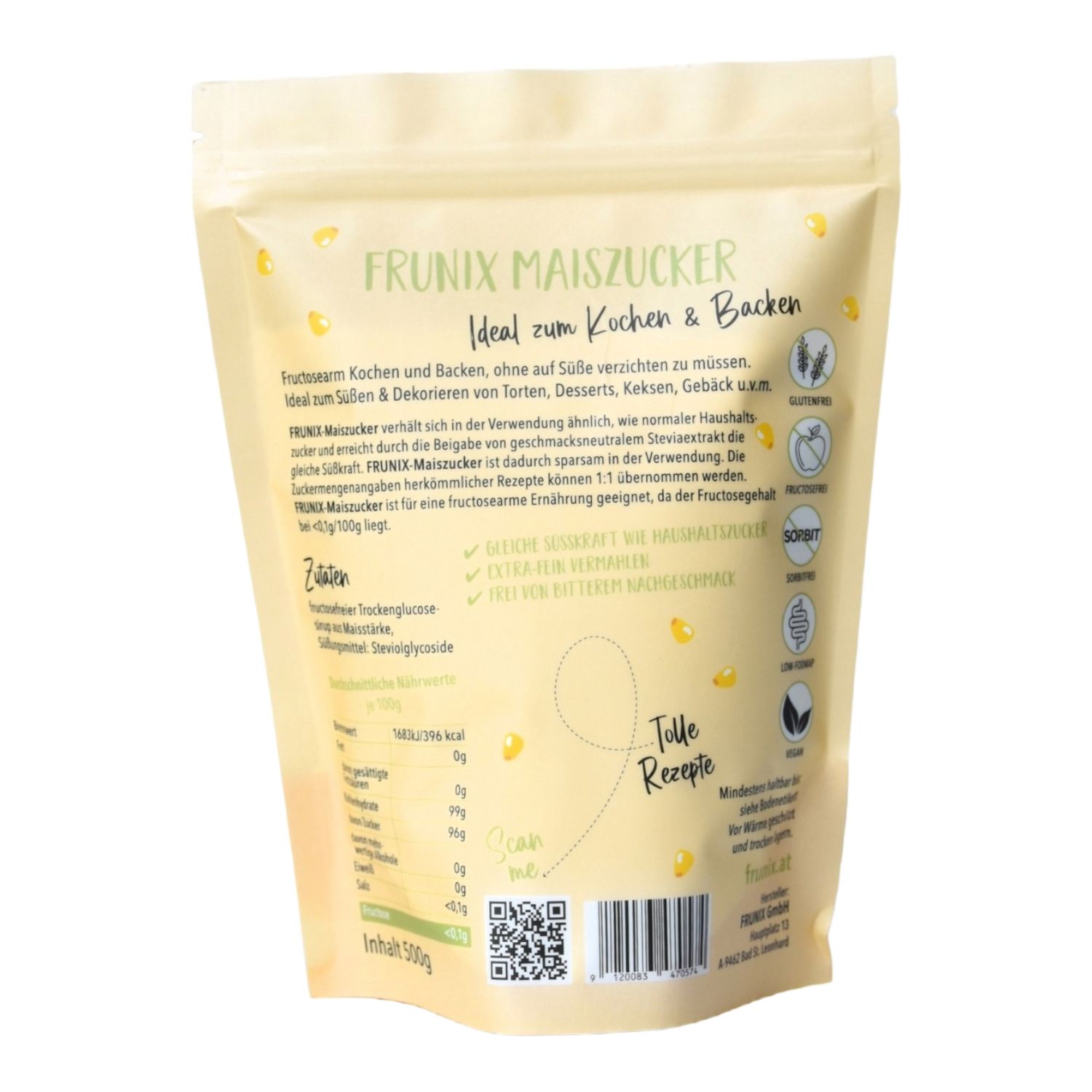 FRUNIX®-Maiszucker, Nachfüllpackung