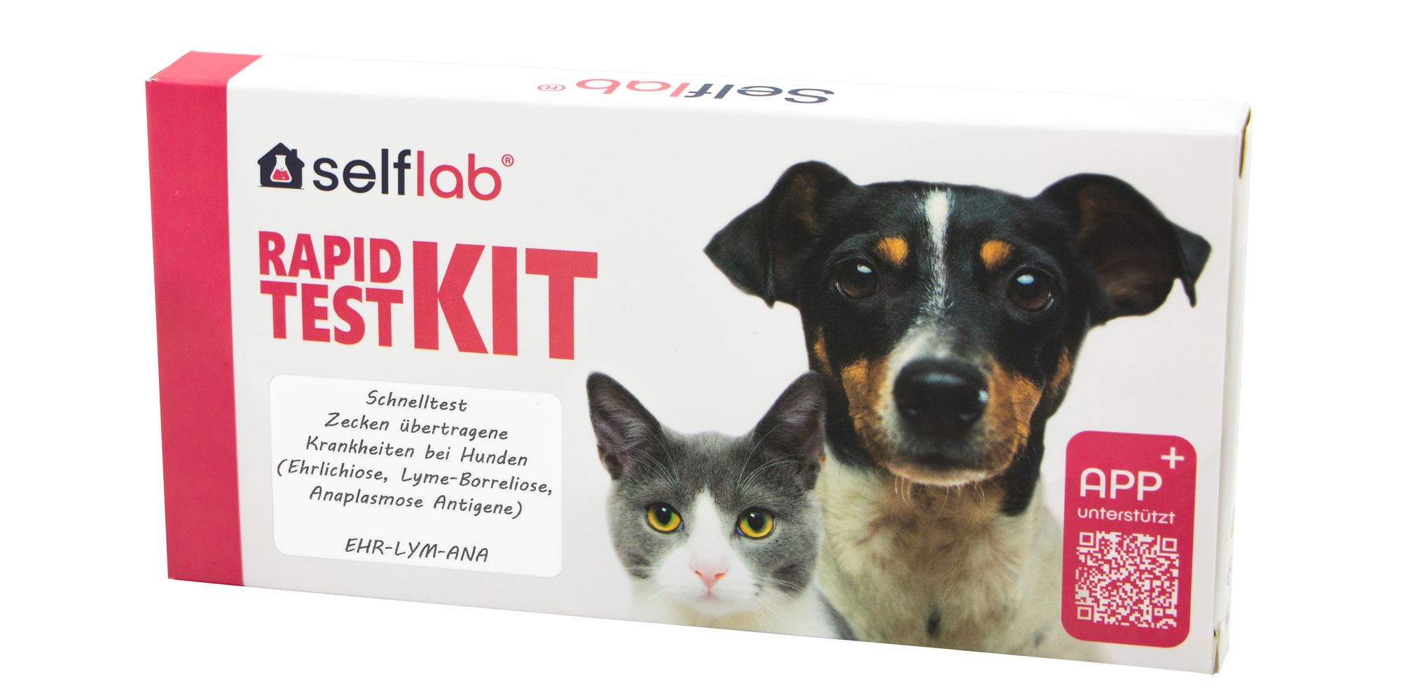 selfab Schnelltest Zecken übertragene Krankheiten bei Hunden – Ehrlichiose, Borreliose, Anaplasmose