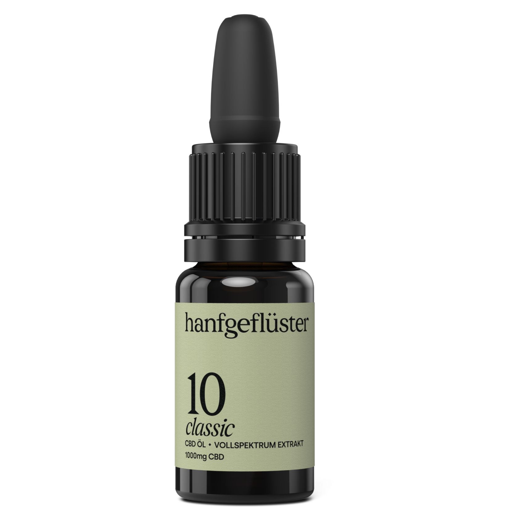 Hanfgeflüster Vollspektrum CBD Öl 10% 10 ml Tropfen zum Einnehmen