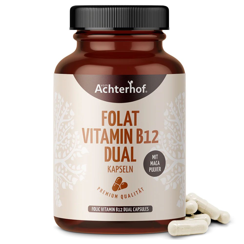 Achterhof Folat Vitamin B12 Dual Kapseln 120 St