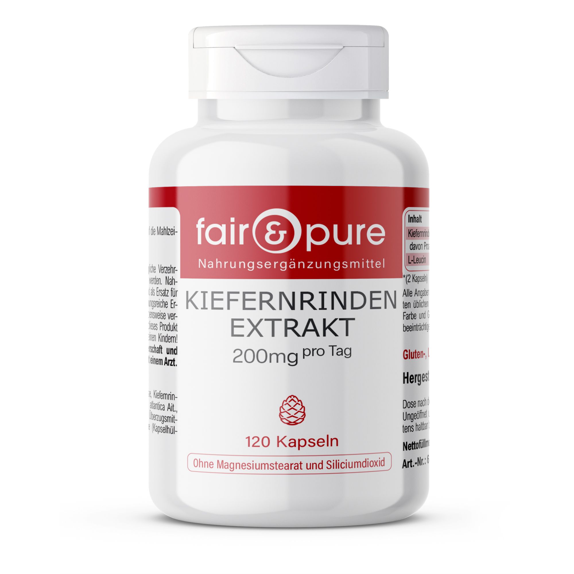 fair - pure | Kiefernrinden Extrakt 100mg schluckfreundlich 120 St