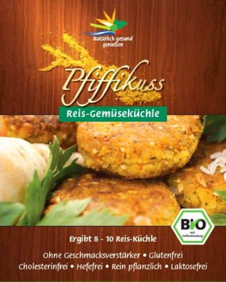 Pfiffikuss Bio Bratlinge Reis-Gemüse