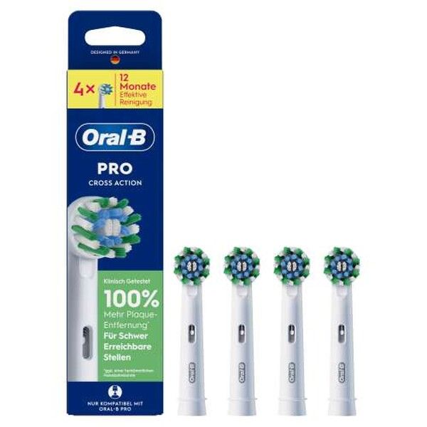 Oral-B Aufsteckbürsten Pro CrossAction 4 St