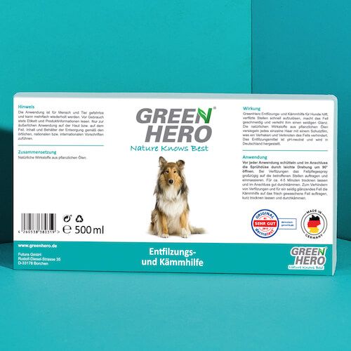 GreenHero Entfilzungs- und Kämmhilfe