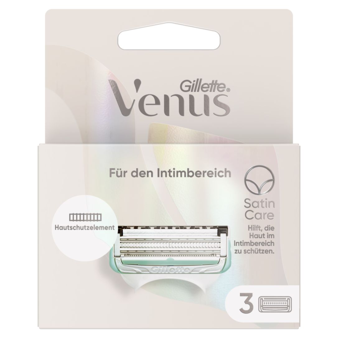 Gillette Venus Satin Care Rasierklingen für den Intimbereich