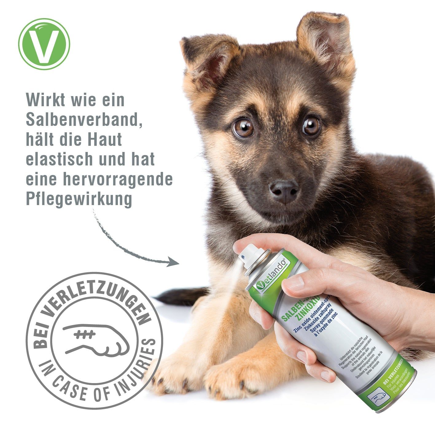 Vetlando Salben-Spray Zinkoxid
