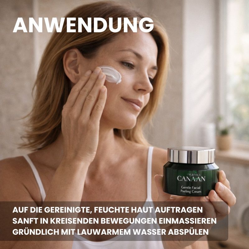 Canaan - Gesichtspeeling-Creme mit Aprikosenkernen