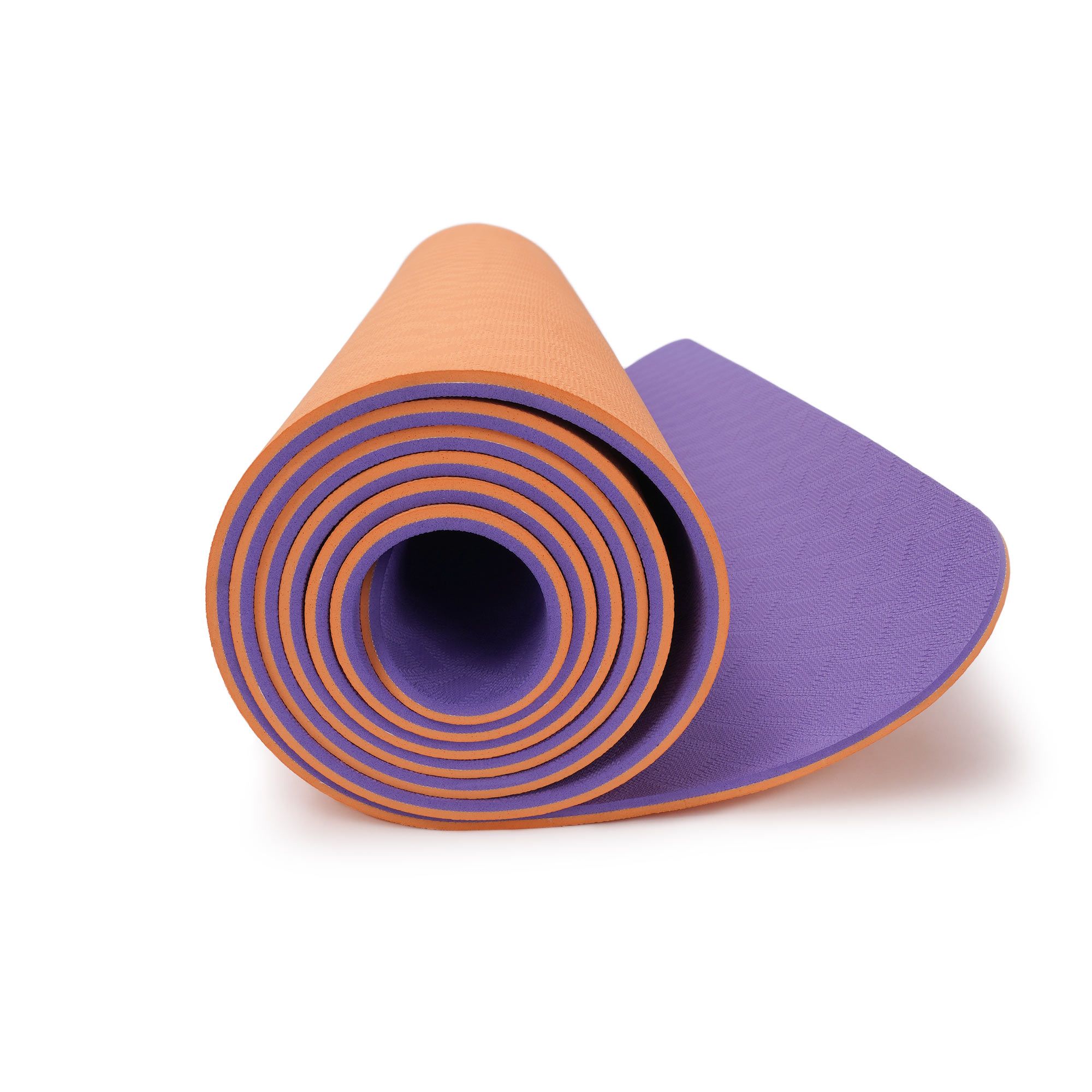 yogabox AKO Yogamatte TPE 2-farbig - lila / orange 183 x 61 0,6 cm 1 St