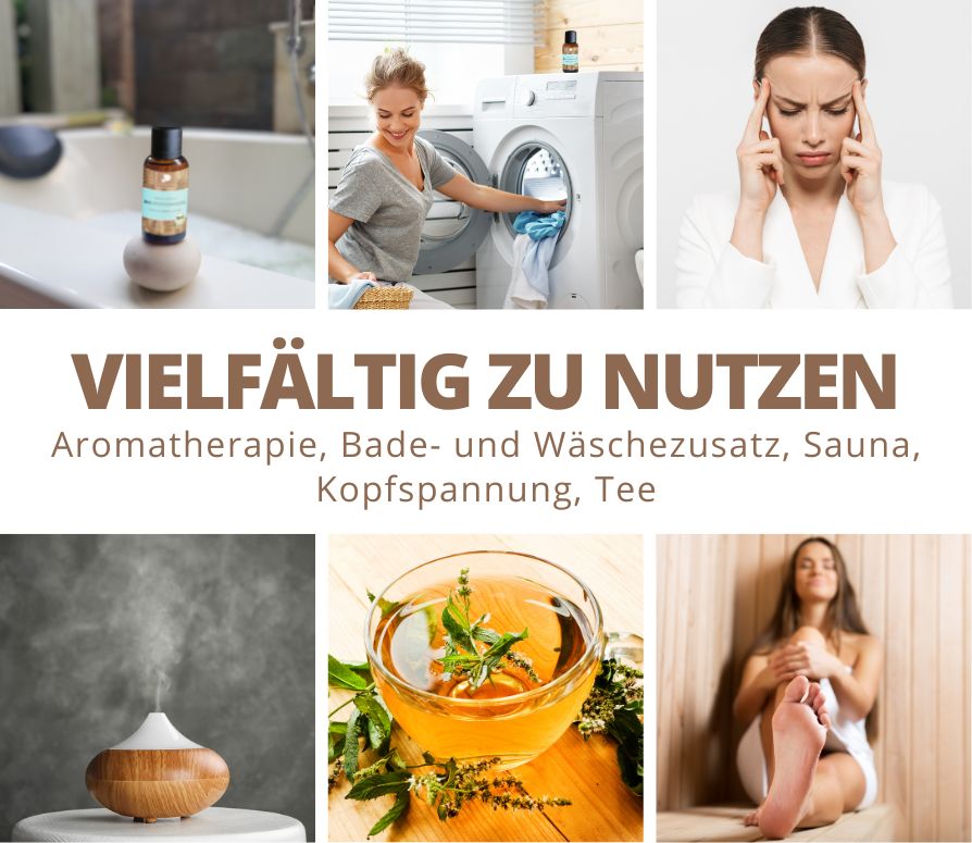 PHINTIN Bio Pfefferminzöl – 100 % naturrein, ätherisches Öl (Lebensmittelqualität)
