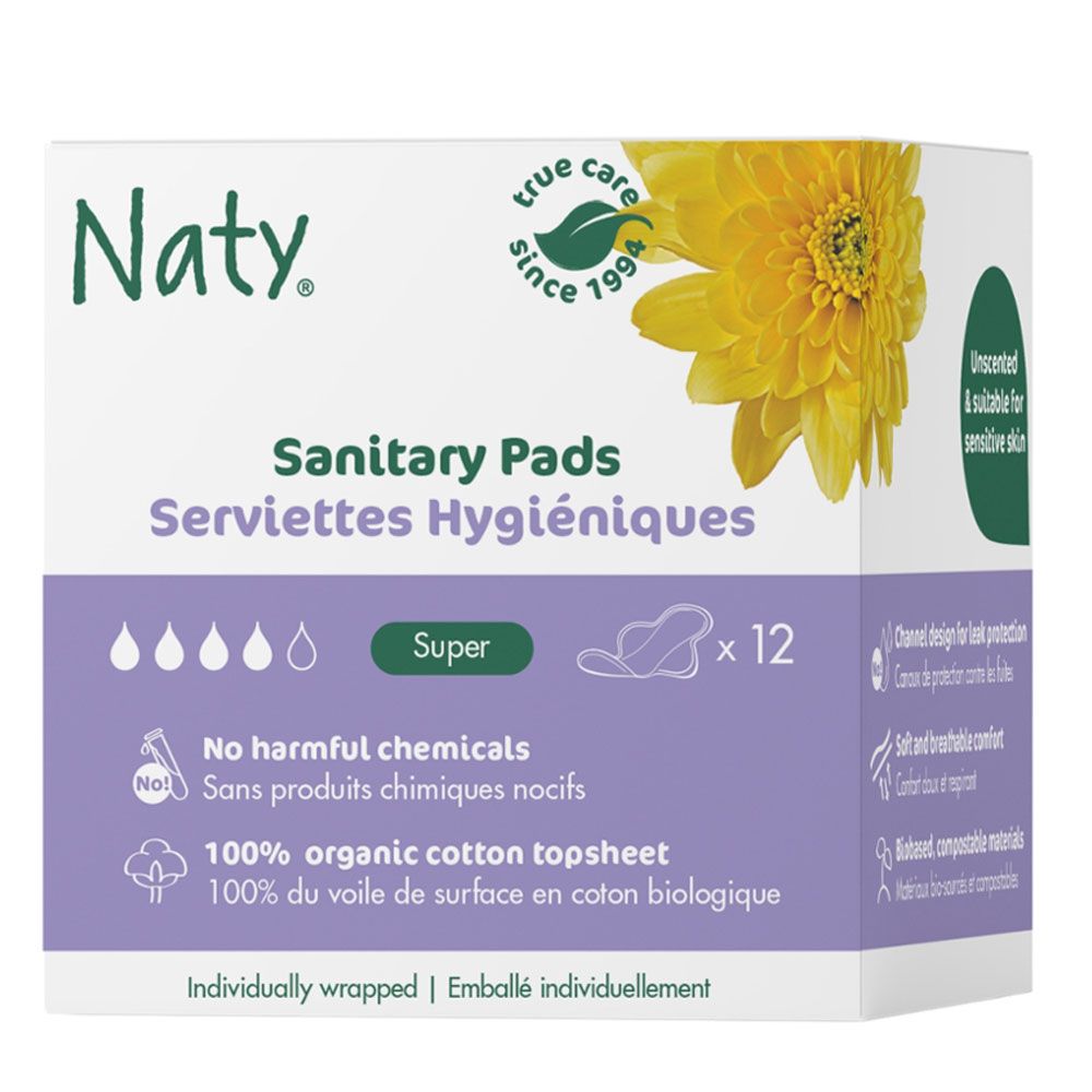 Naty Damenbinden super 12 St