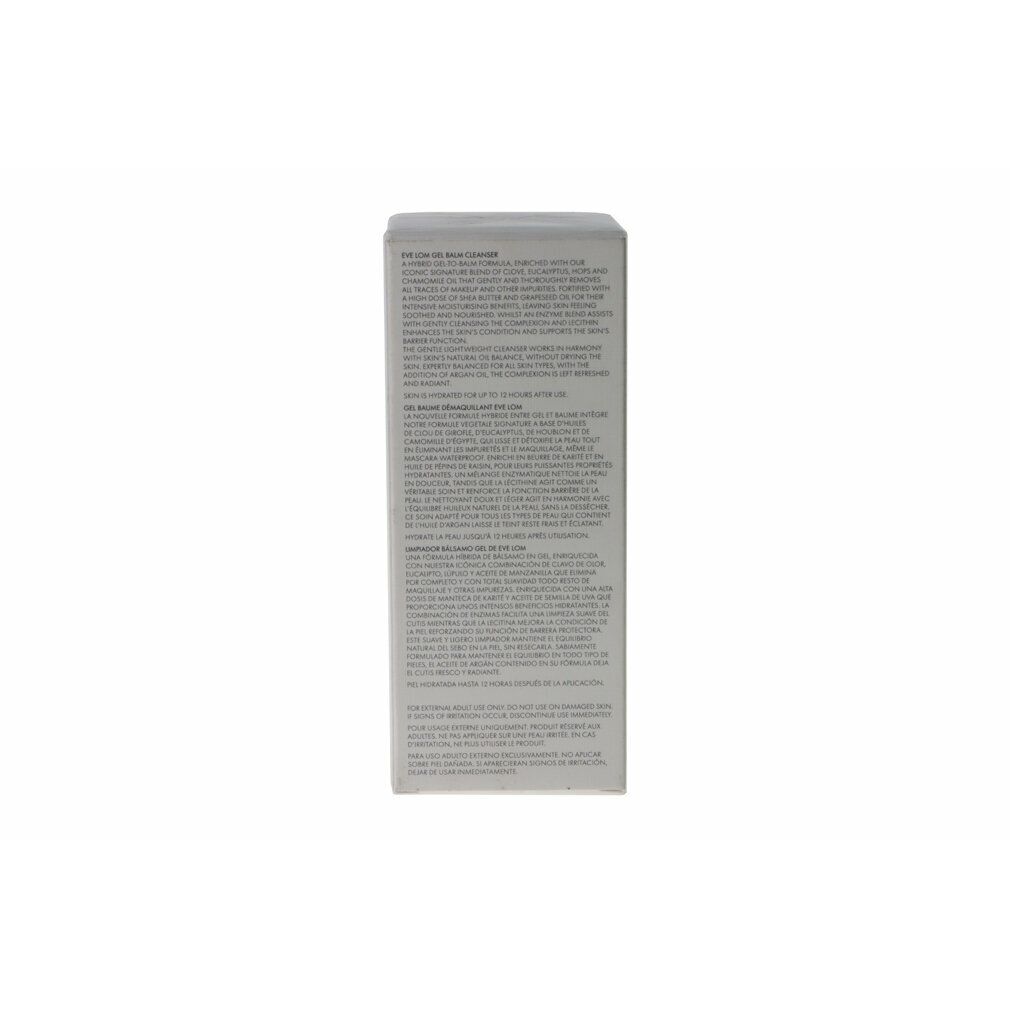 Rechteckige, weiße Verpackung mit Text. Text in mehreren Sprachen, darunter Deutsch und Französisch.