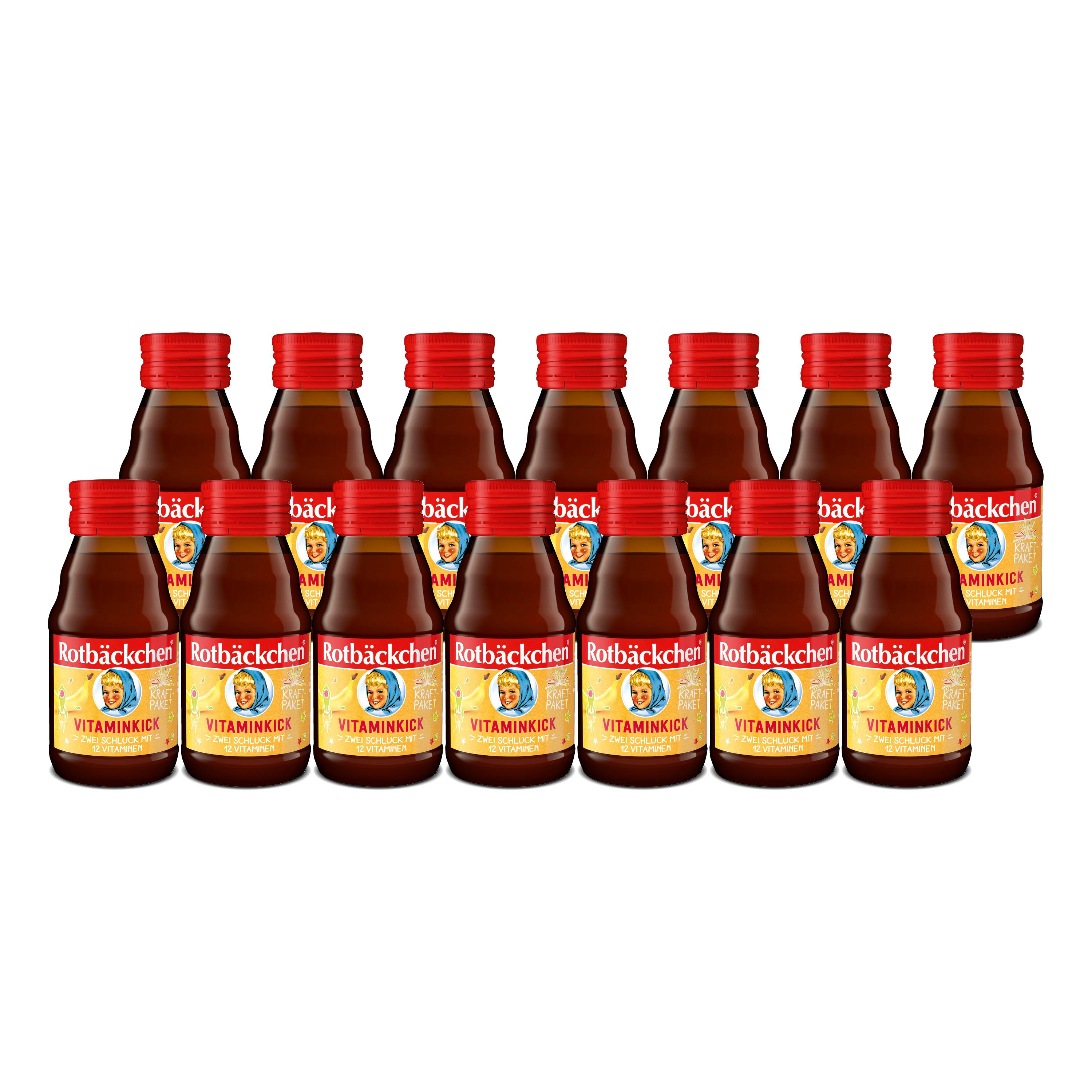 Rotbäckchen Kraftpaket Vitaminkick Shot 14x60 ml Saft