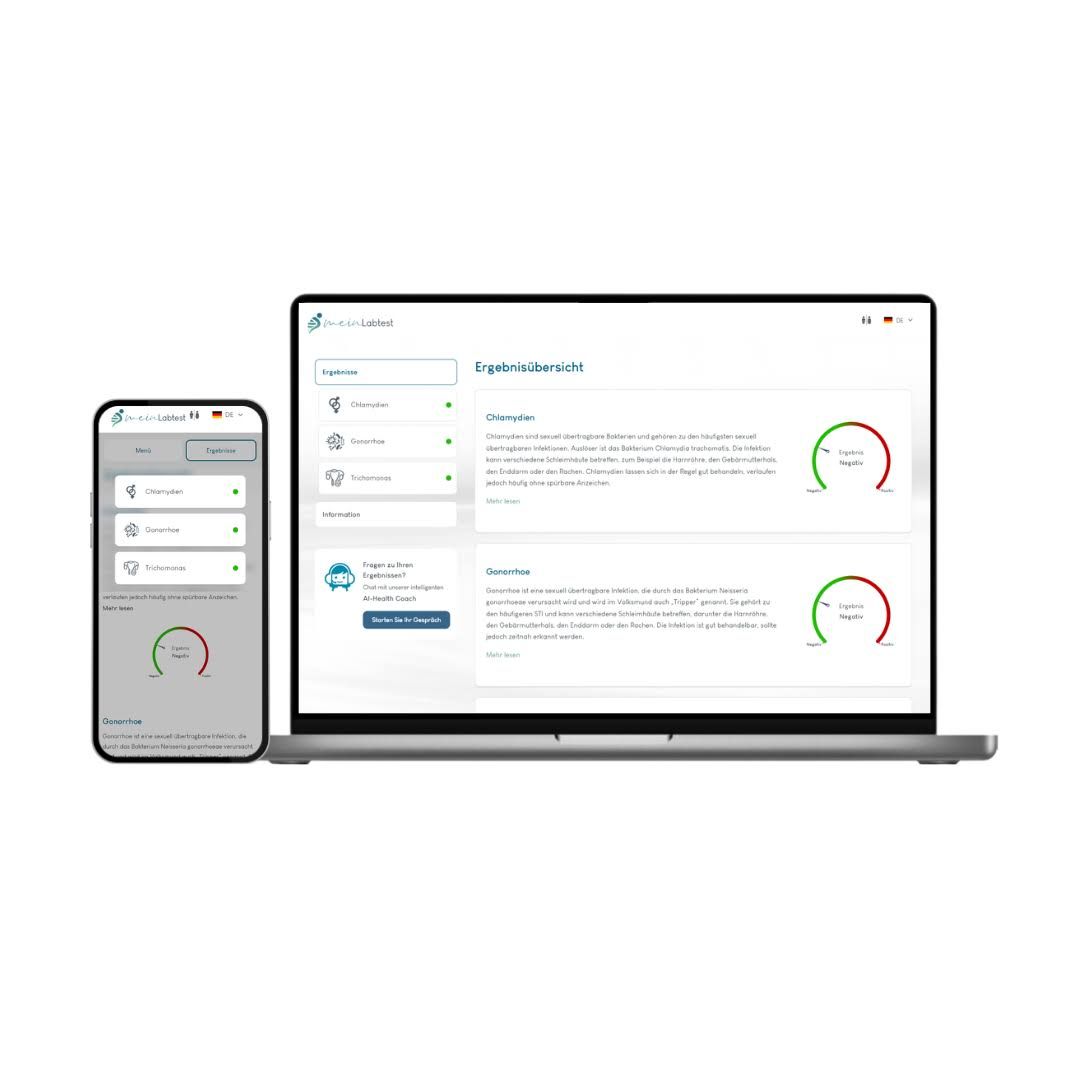 Meinlabtest Geschlechtskrankheiten-Test Unisex (Abstrich)
