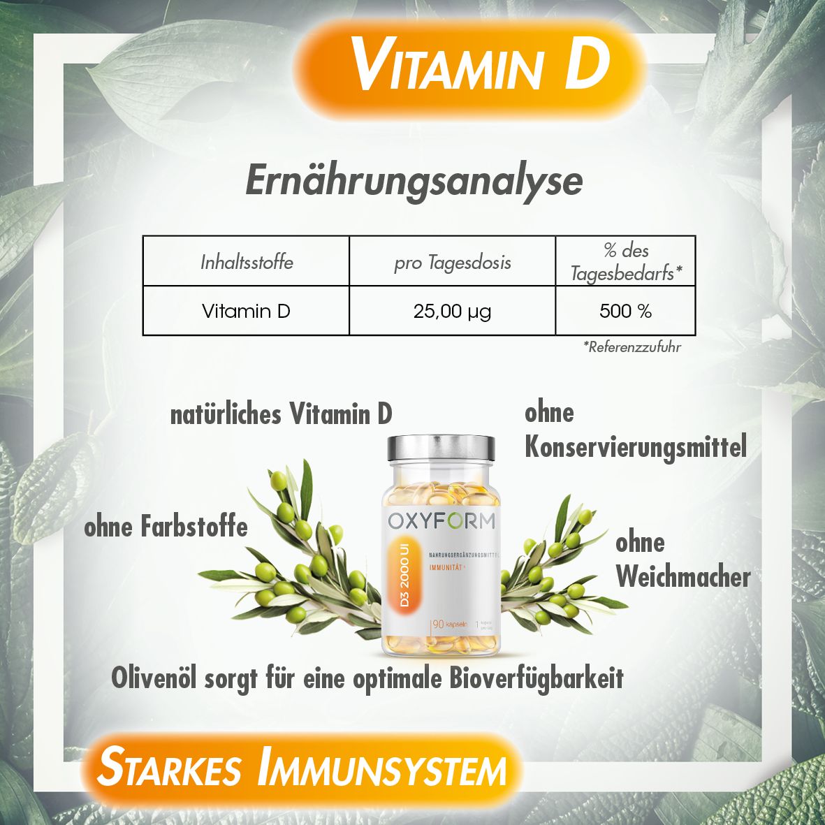 Oxyform Vitamin D3 Kapseln