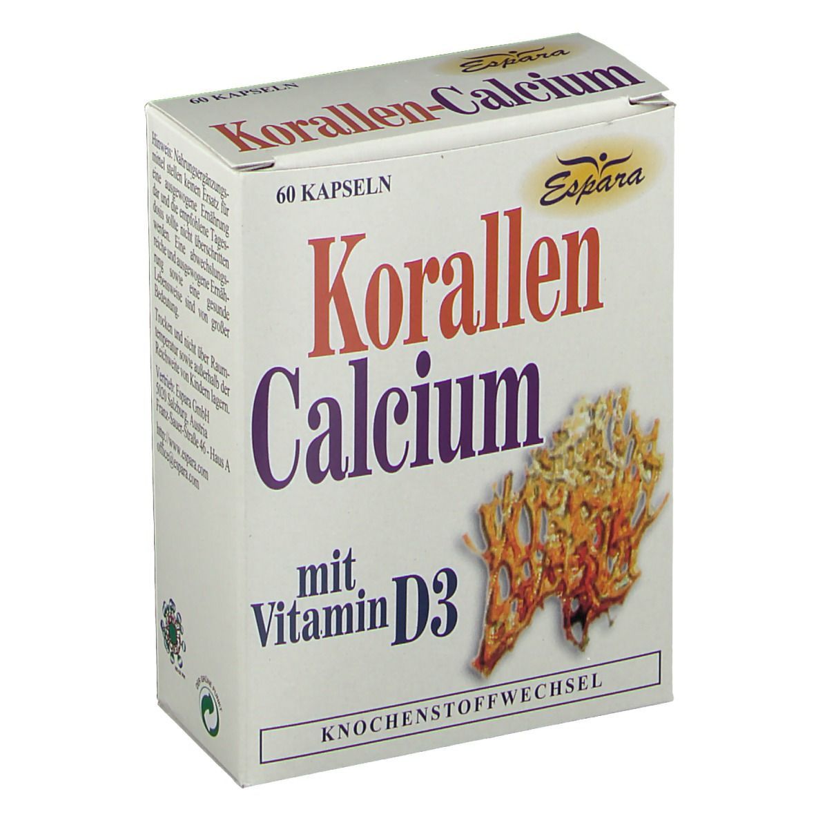 Calcium-Koralle Kapseln