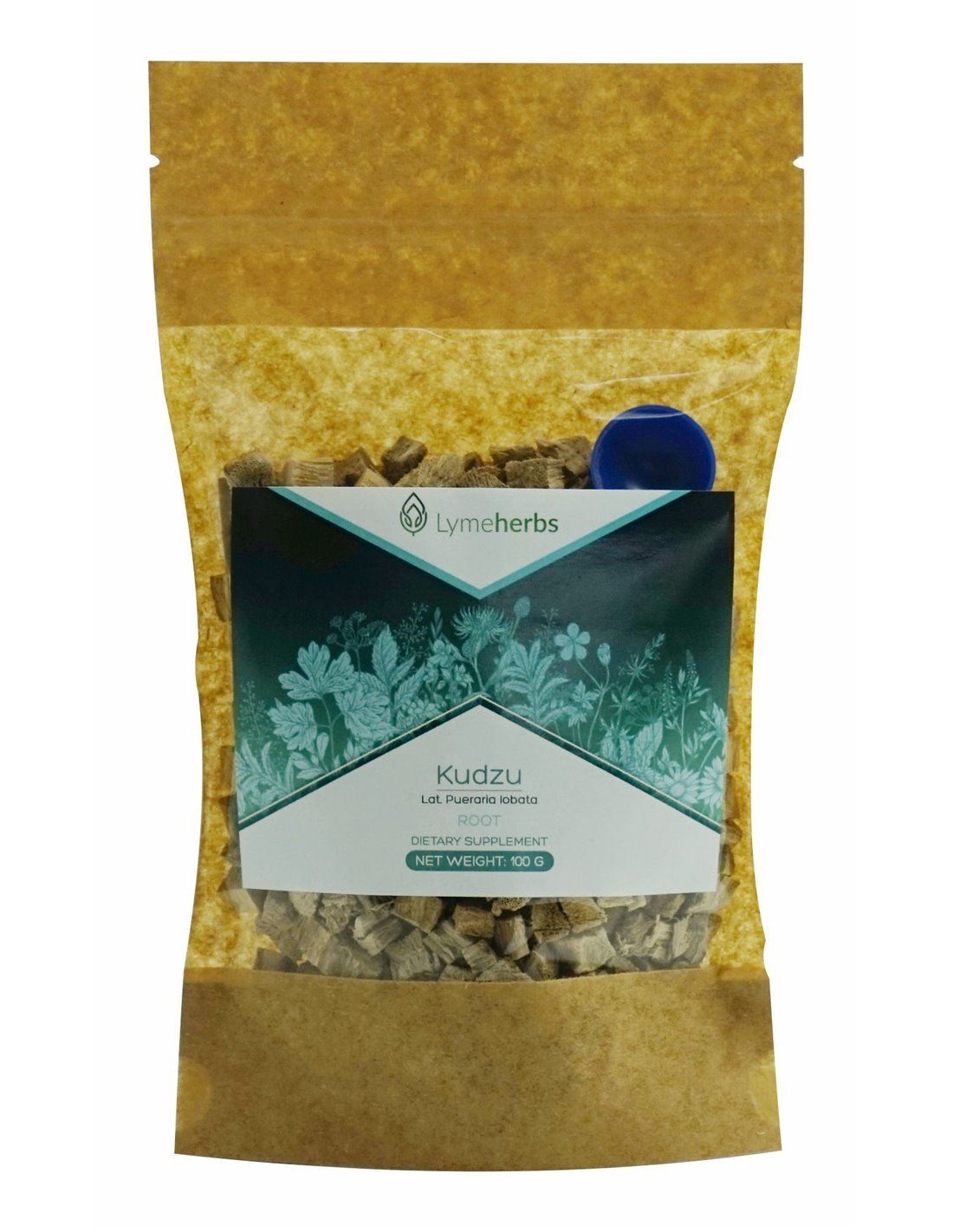 Lymeherbs Kudzu-Wurzel (Pueraria lobata) geschnitten