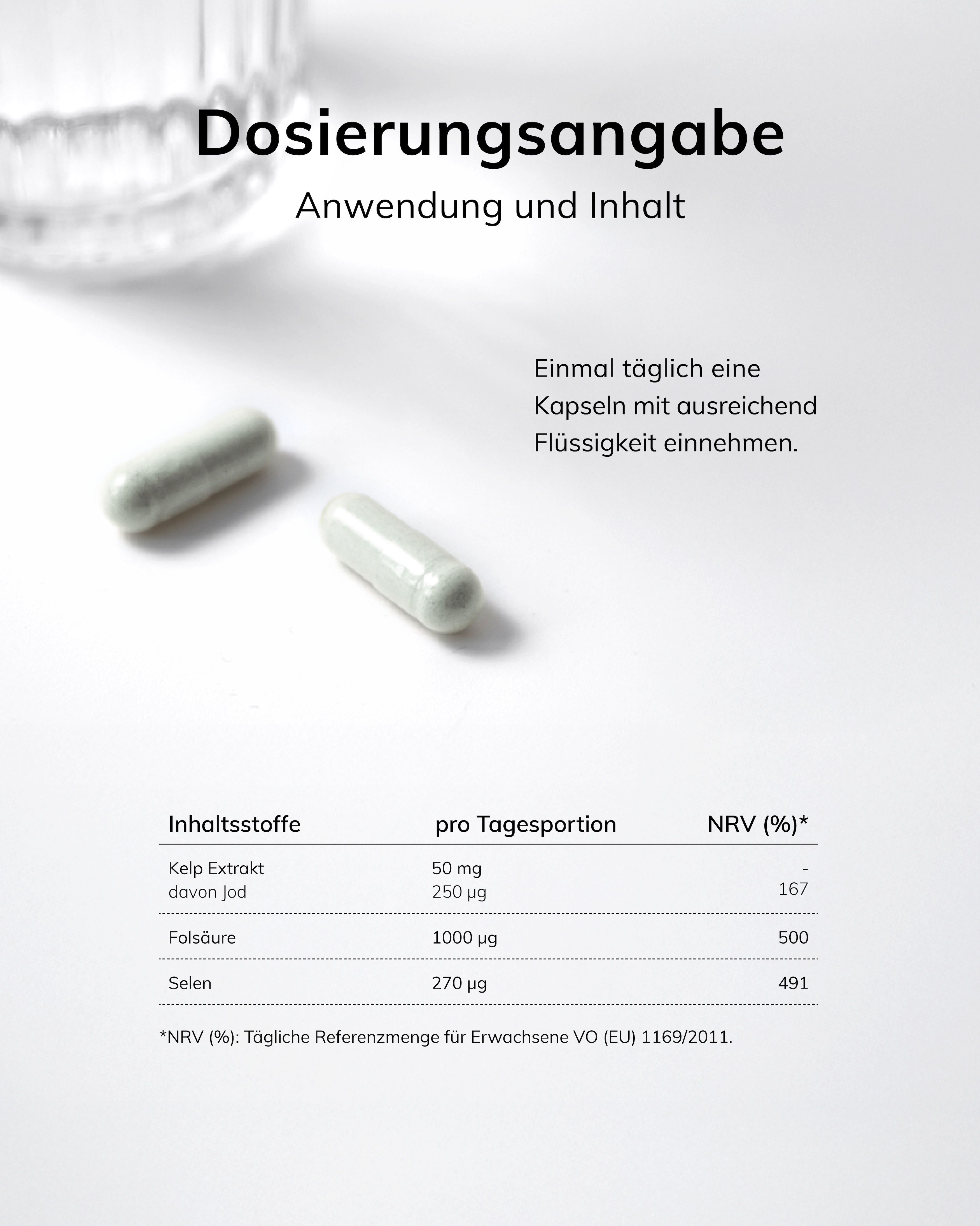 MYLILY Schilddrüsenkraft - Jod + Selen