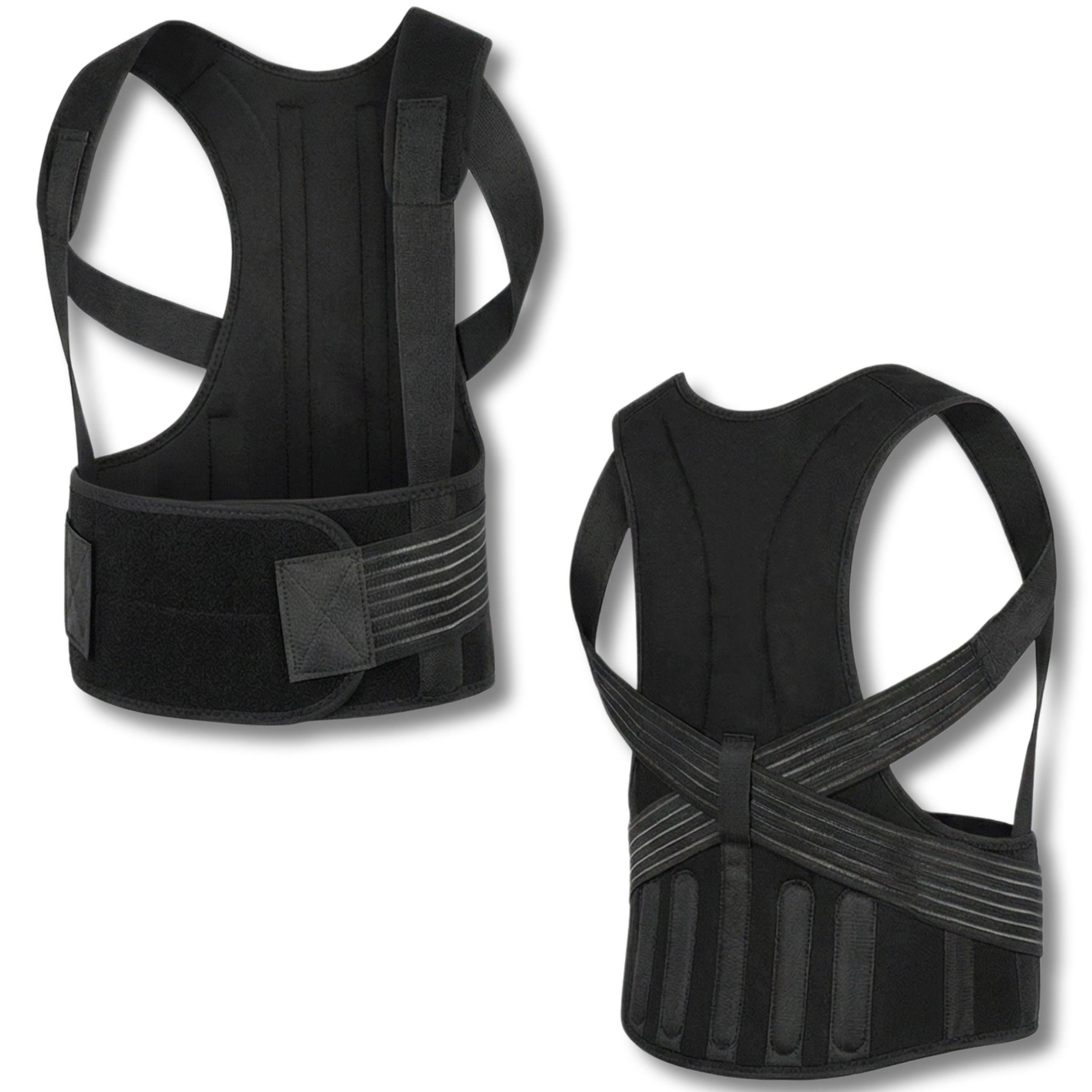 Gilet di Supporto Dorsale con Calore, Fascia Lombare 111 Magneti e Tormalina, Supporto per Schiena