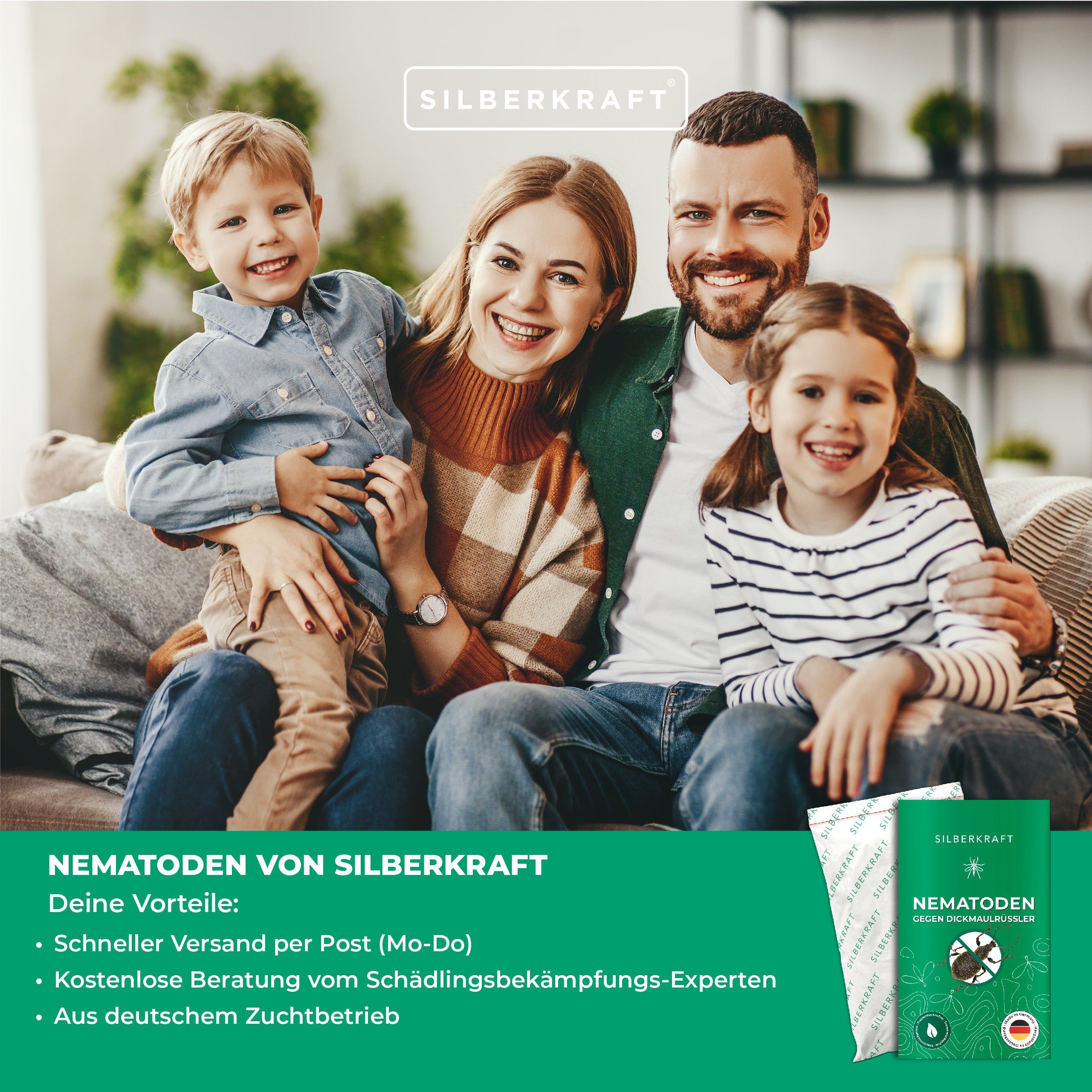 SILBERKRAFT HB Nematoden gegen Dickmaulrüsslern 5 Mio