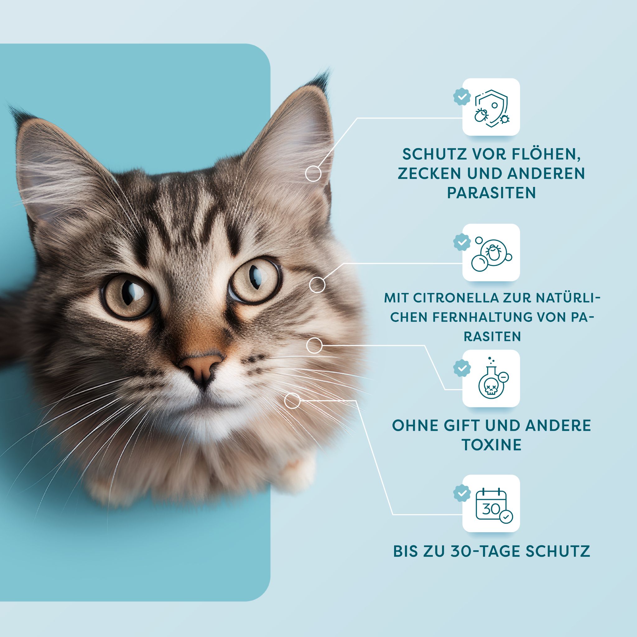 Dr. SAM Nupet6 - Floh- & Zecken Spot-on mit Citronellal für Hunde und Katzen