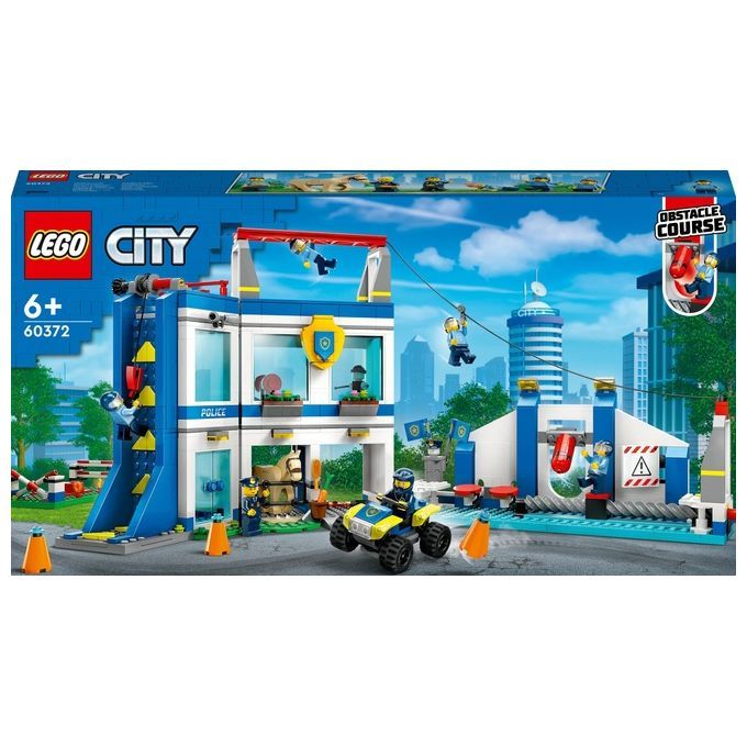 LEGO City 60372 Accademia di Addestramento della Polizia con Macchina, Cavallo Giocattolo e 6 Minif