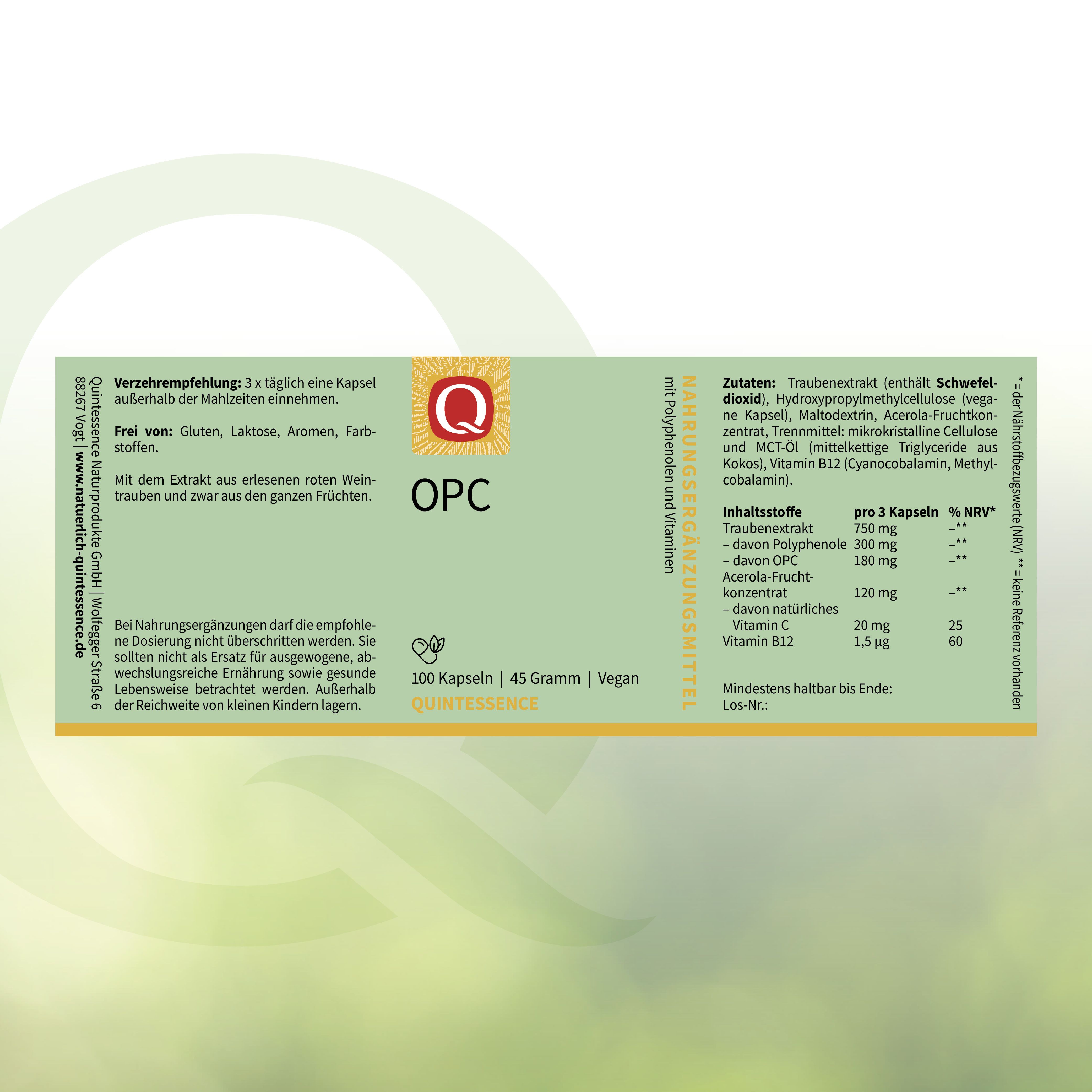 OPC Kapseln von Quintessence