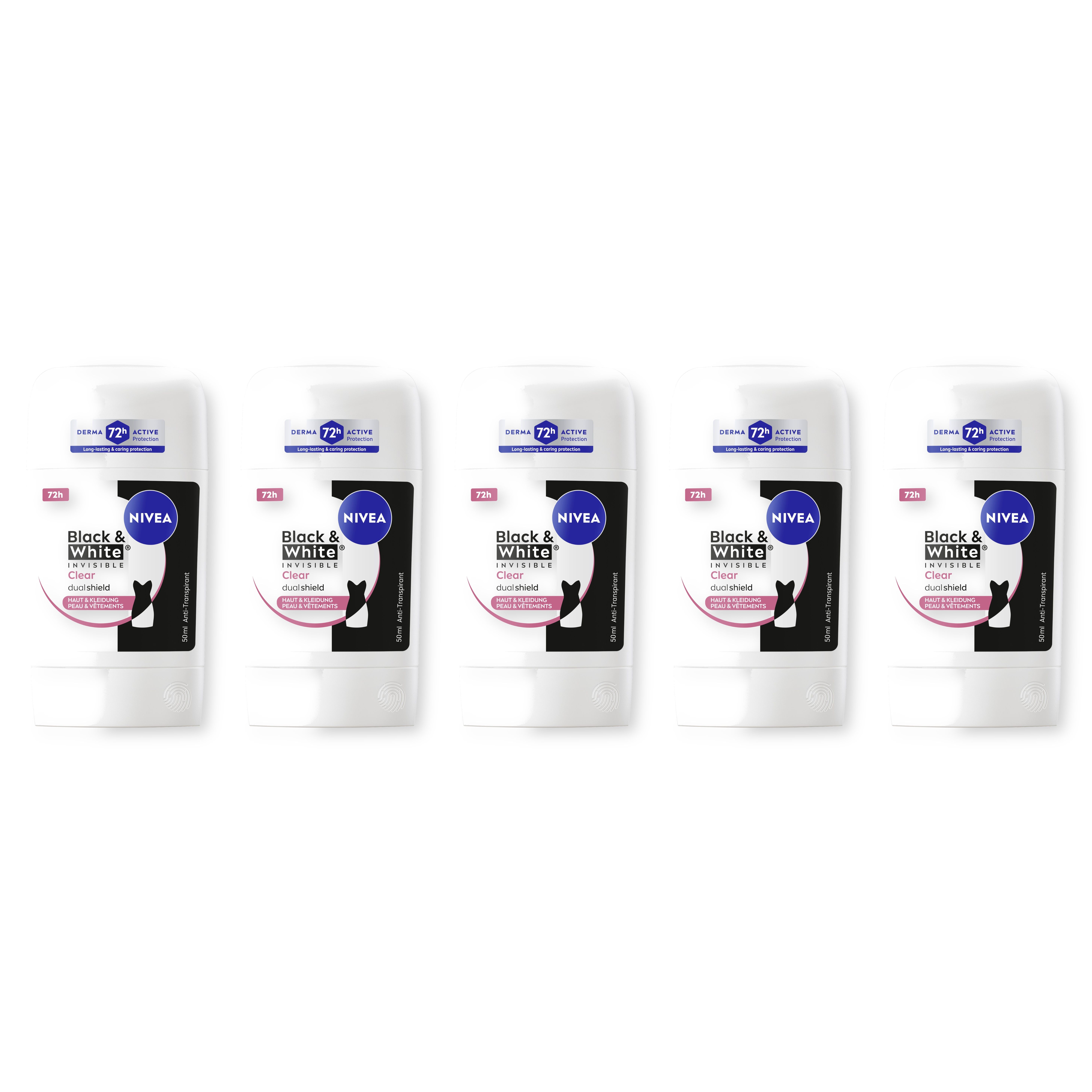 Nivea Black & White Invisible Clear Deo 200 ml