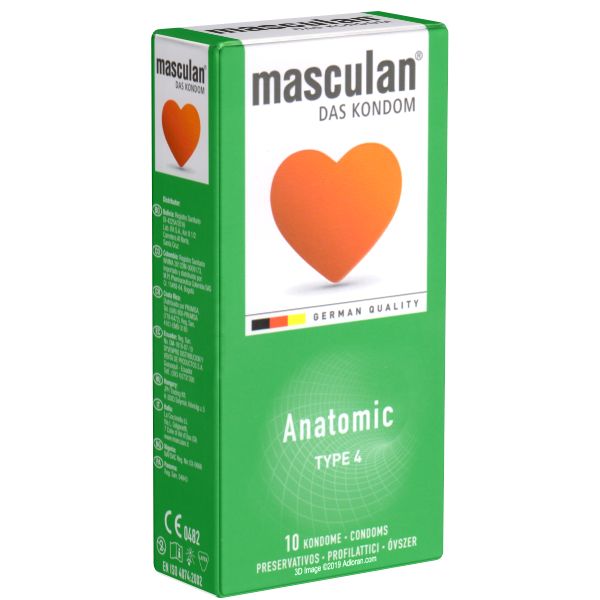 Masculan *Typ 4* (anatomic) anatomische Kondome mit enger Kranzfurche