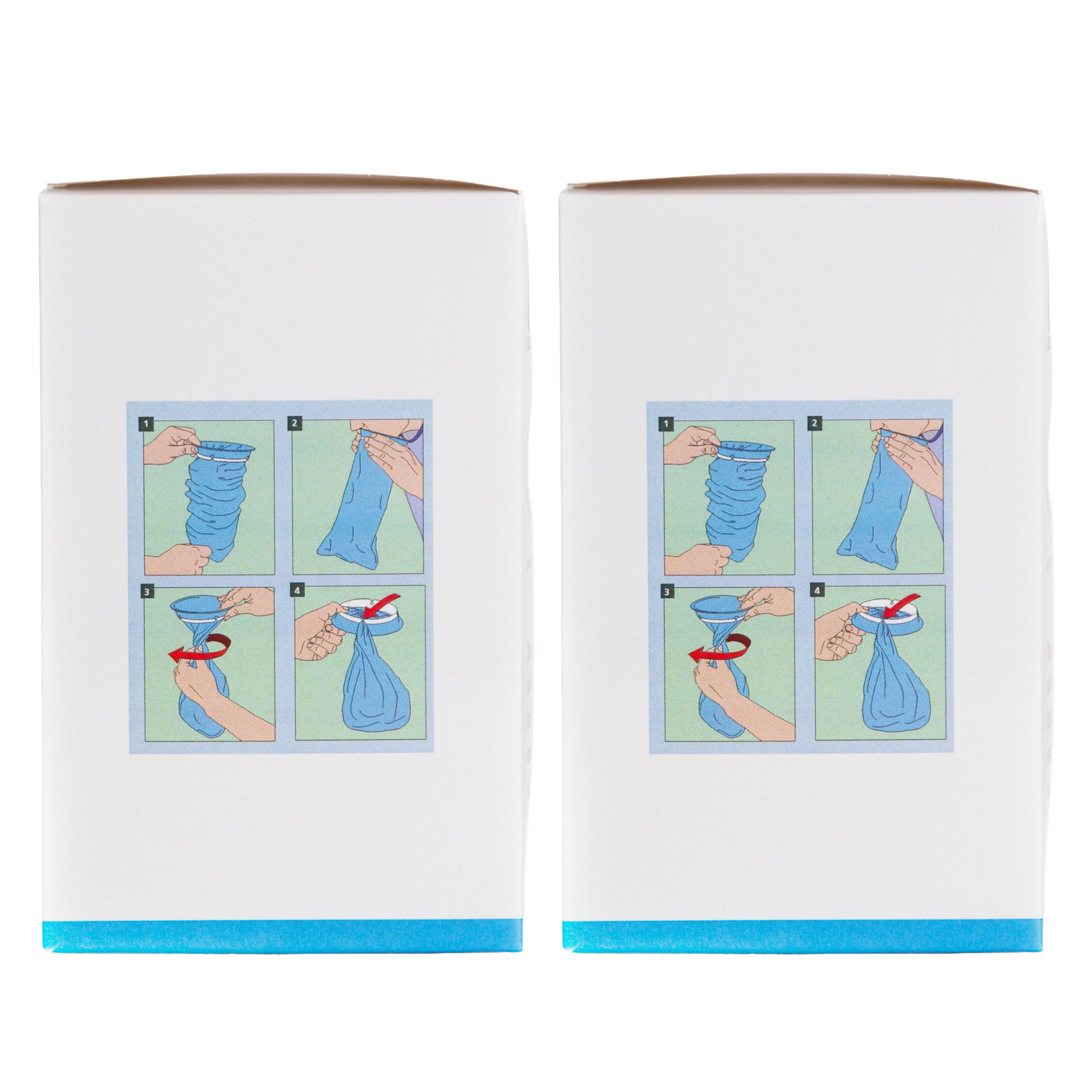 Medicalcorner24 Spuckbeutel  1,5 L Aufnahmekapazität , latexfrei