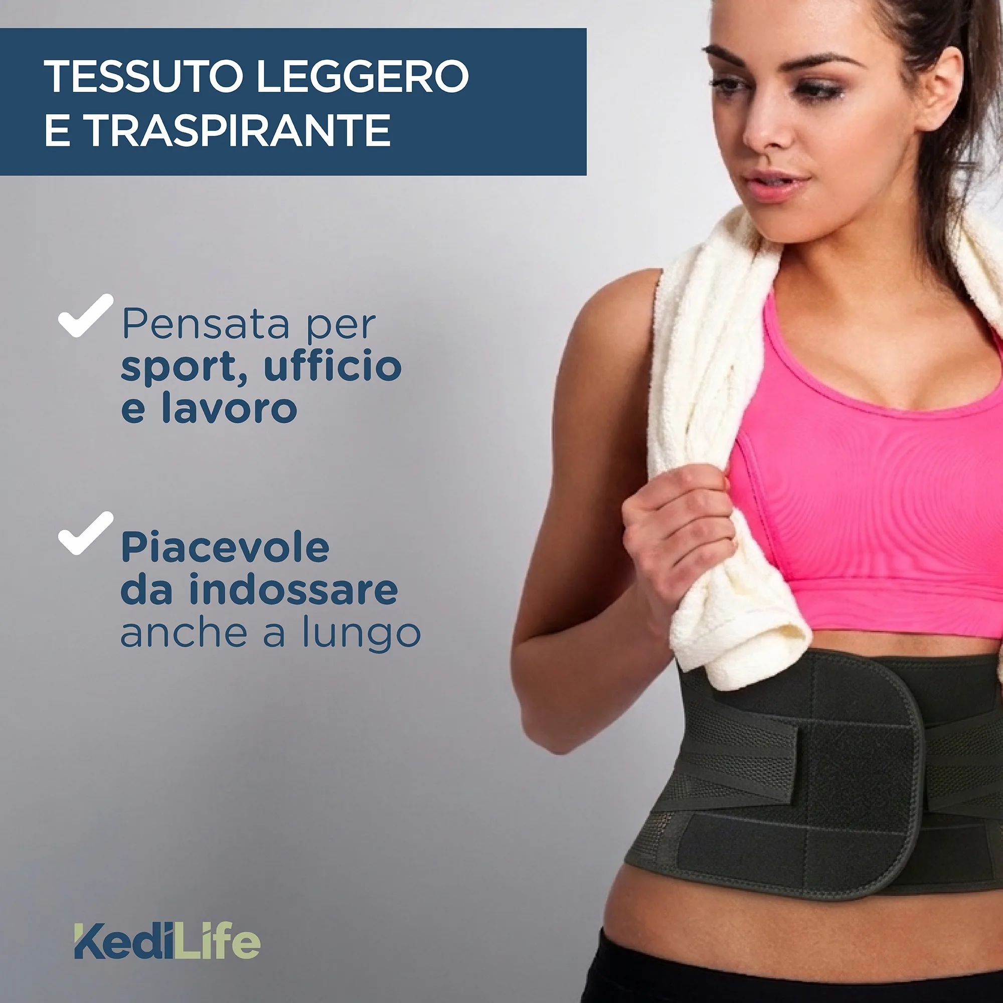 KediLife Rückenstützgürtel Lendenwirbelstütze
