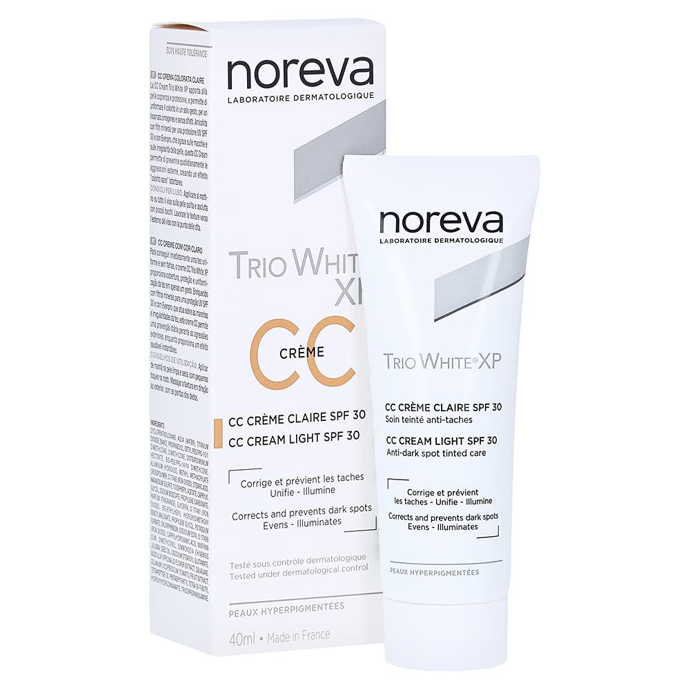 Noreva Laboratoires Trio White XP getönte CC Creme hell LSF 30