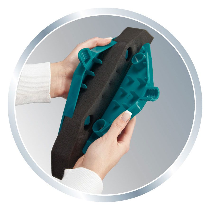 Leifheit Ersatzschaumstoff für Schaumstoffbesen Soft & Easy (55243), 34 cm
