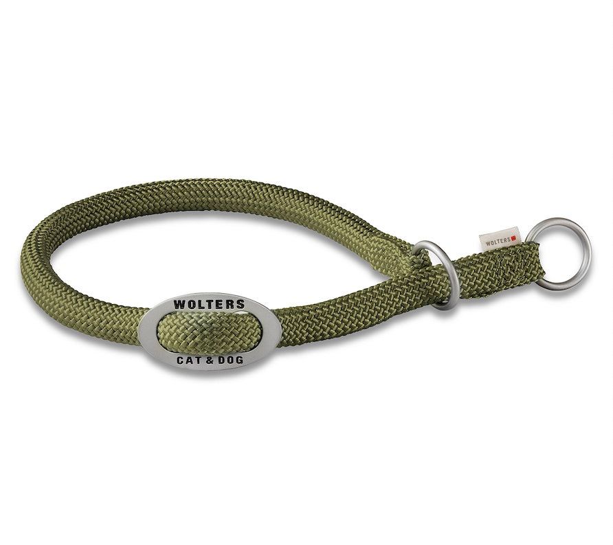 Hundehalsband Tau K2 Olive - Wolters - Größe: S = 35 cm Länge