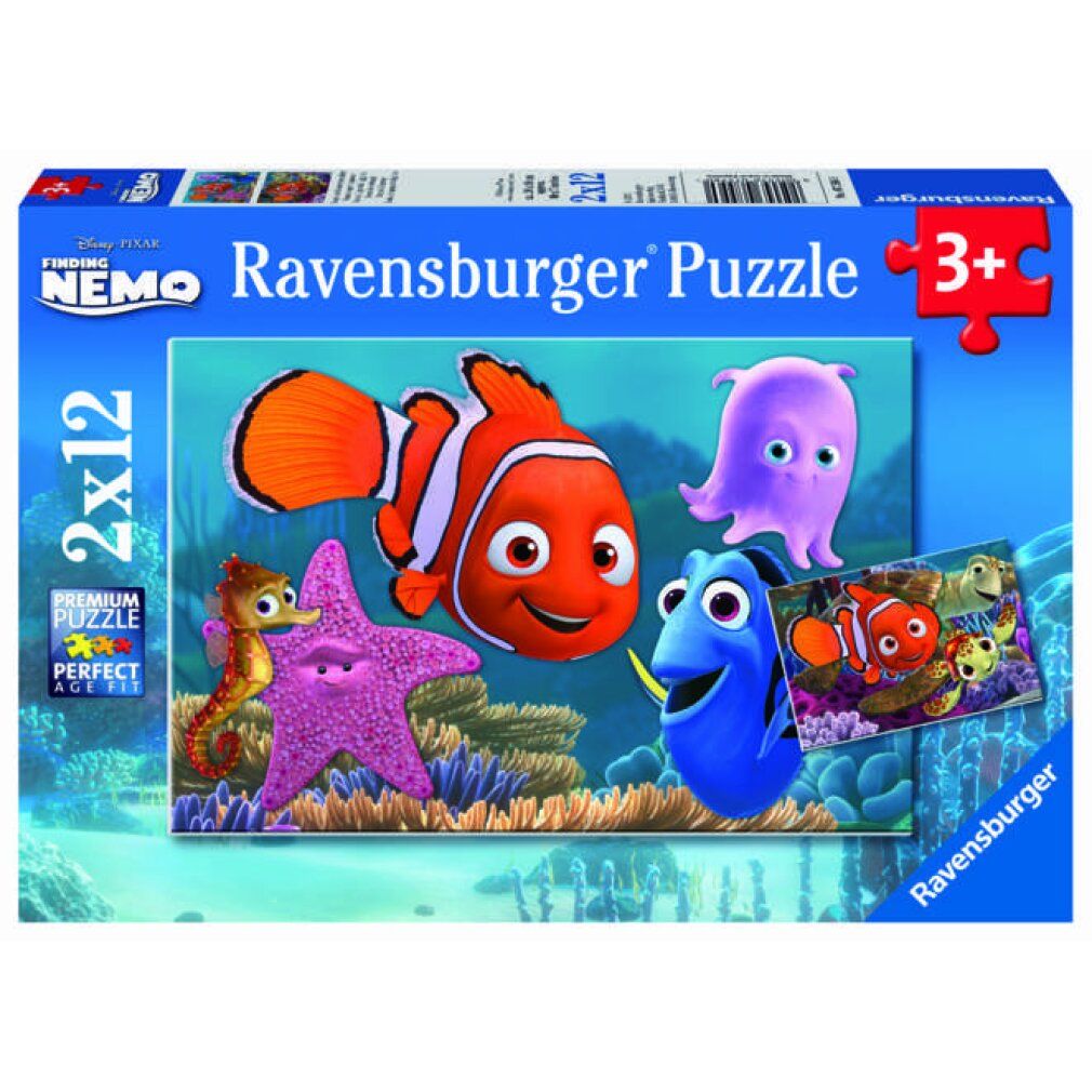 ravensburger Finding Nemo Puzzle 2x12 Teile