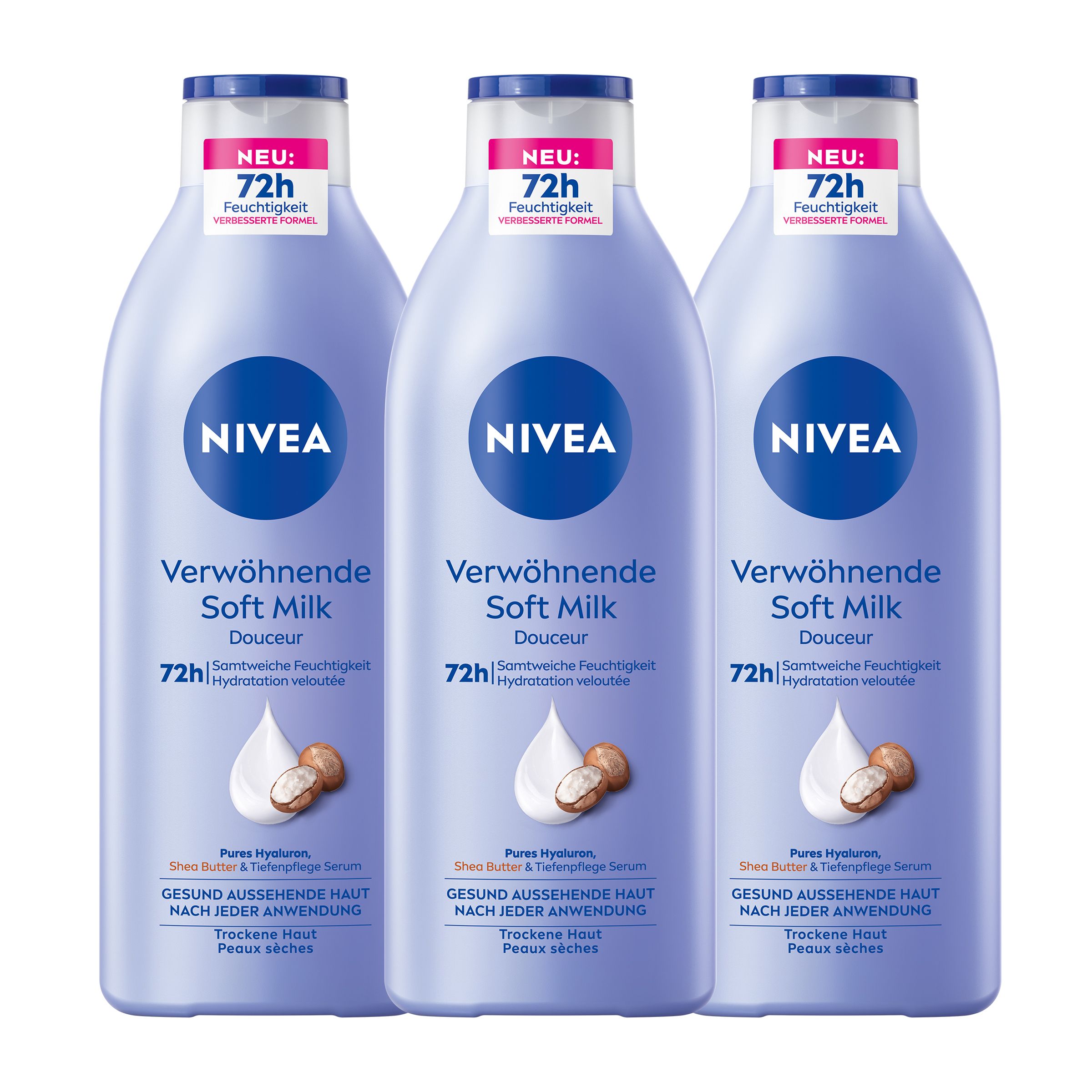 Nivea Body Verwöhnende Soft Milk 1200 ml Massagemilch