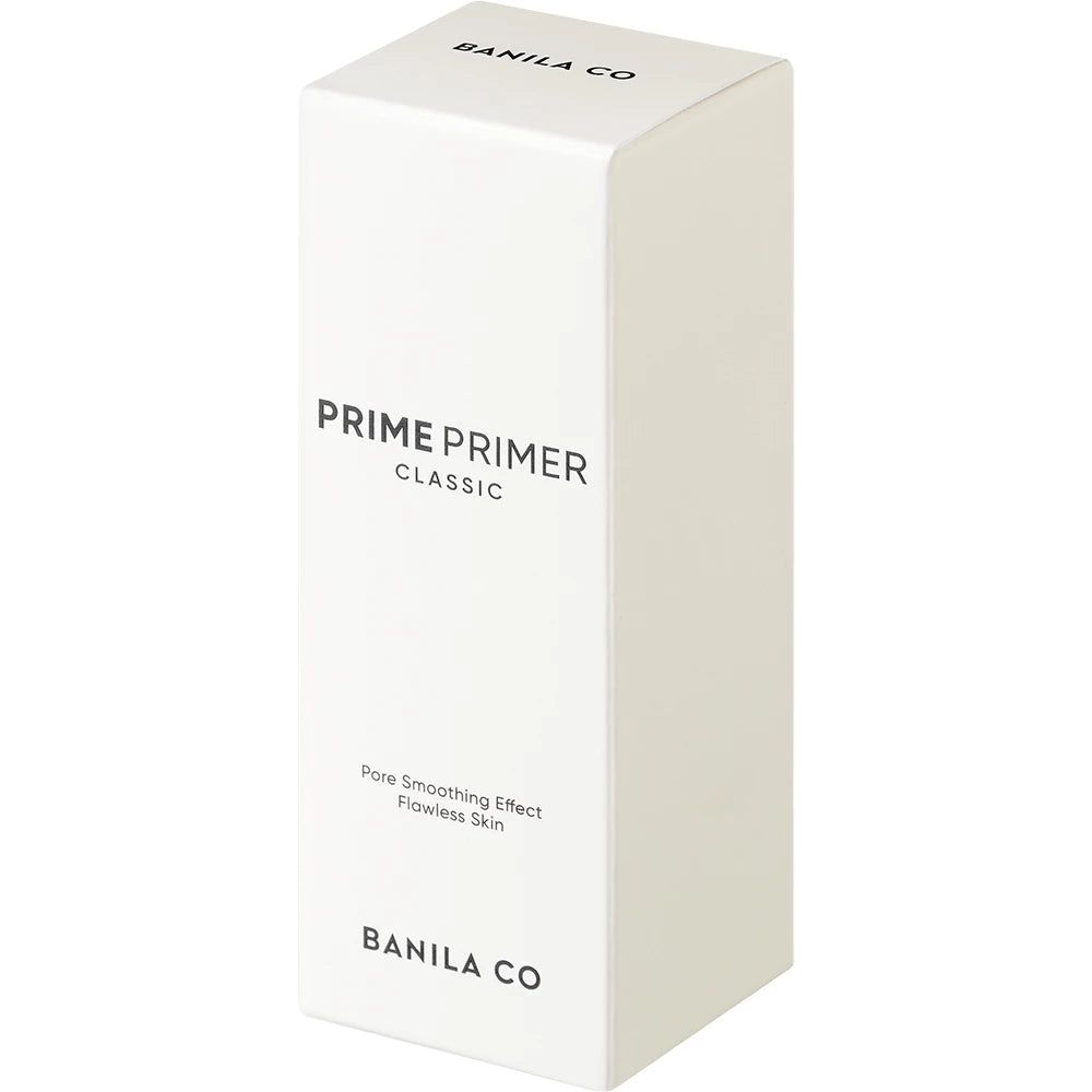 Weiße Produktverpackung für BANILA CO Prime Primer Classic.