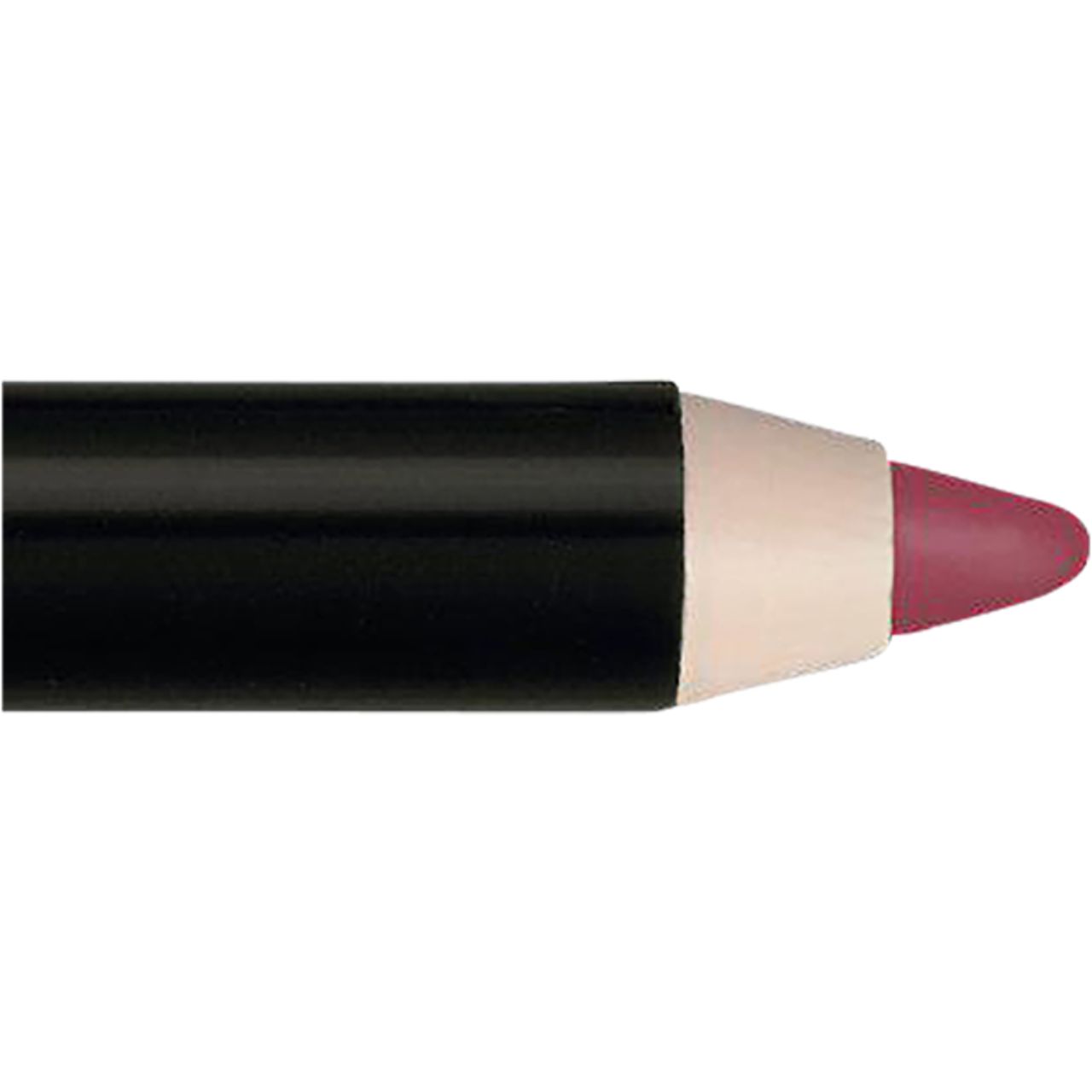 Spitze des IsaDora Perfect Lipliner. Schwarzer Stift mit farbiger Spitze. Spitze in Bare Berry.